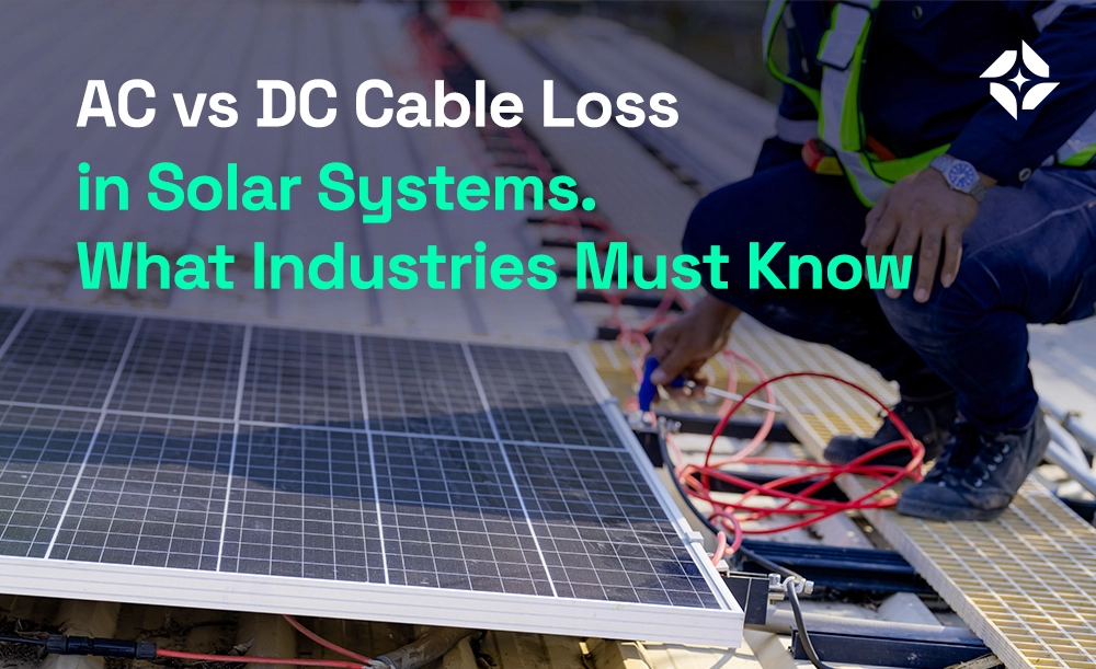 AC vs DC Cable Loss in Solar Systems